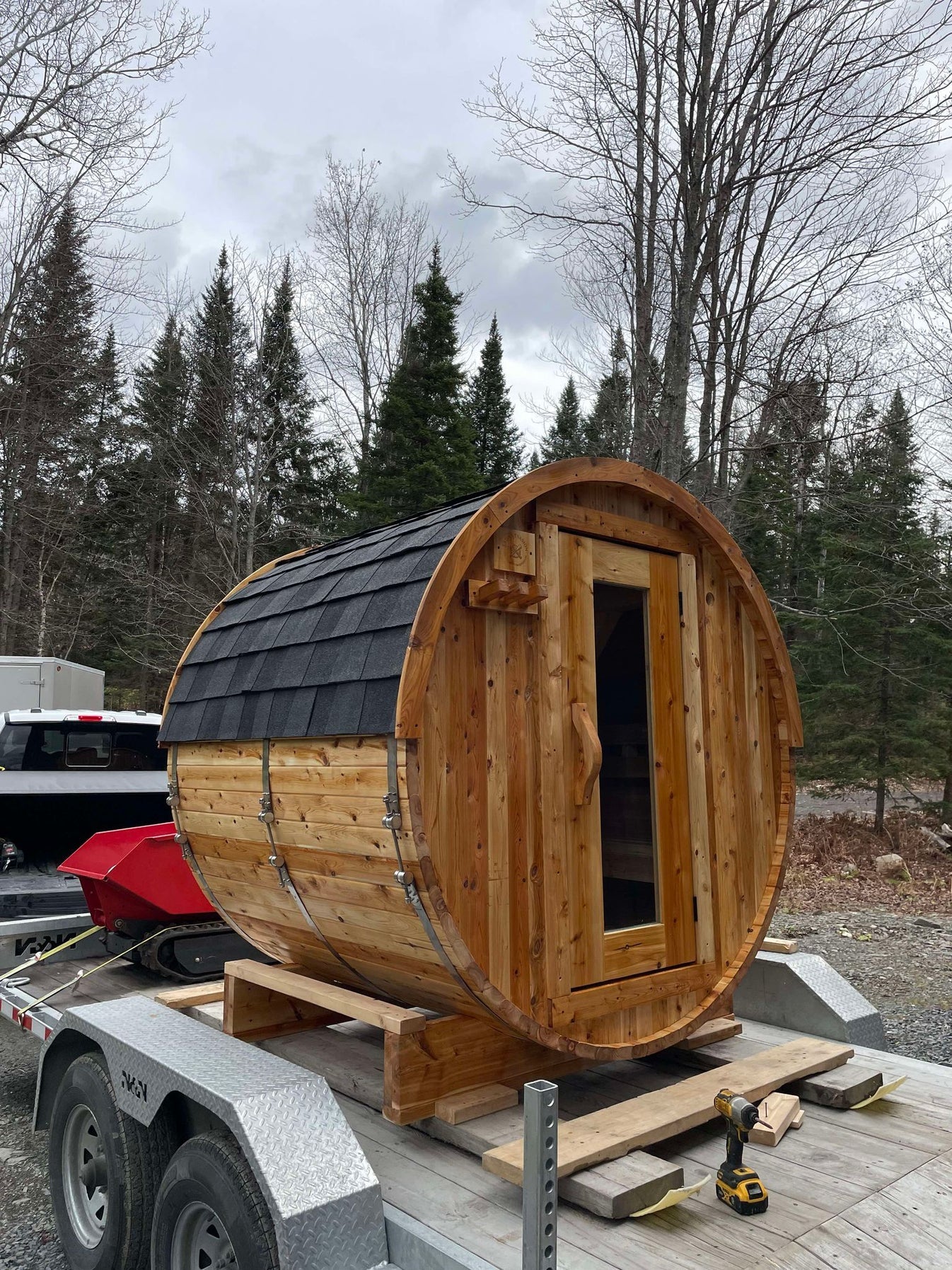 Sauna Baril 2-4 places (6'x5')