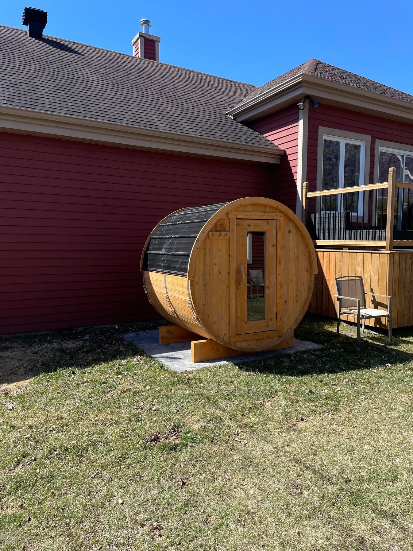 Sauna Baril 2-4 places (6'x5')